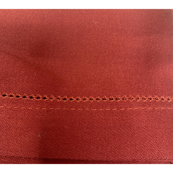 Lot 4 x NEW Linden Street JCP 100% Cotton Dinner Napkins 19" x 19" Red Wine - Picture 3 of 5